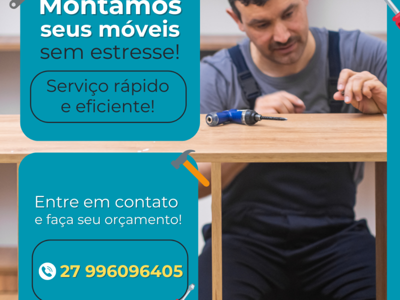 Montador de Móveis Chácara do Conde vila velha (27) 99609-6405.