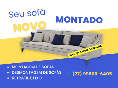 Montador de Sofás em Alecrim vila velha Es (27) 99609-6405.