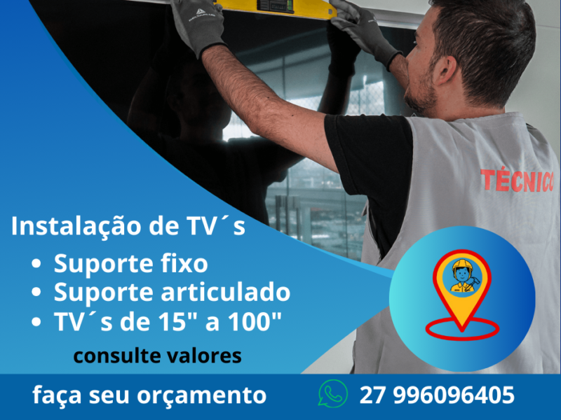 Instalador de TV´s em Araçás vila velha Es (27) 99609-6405.